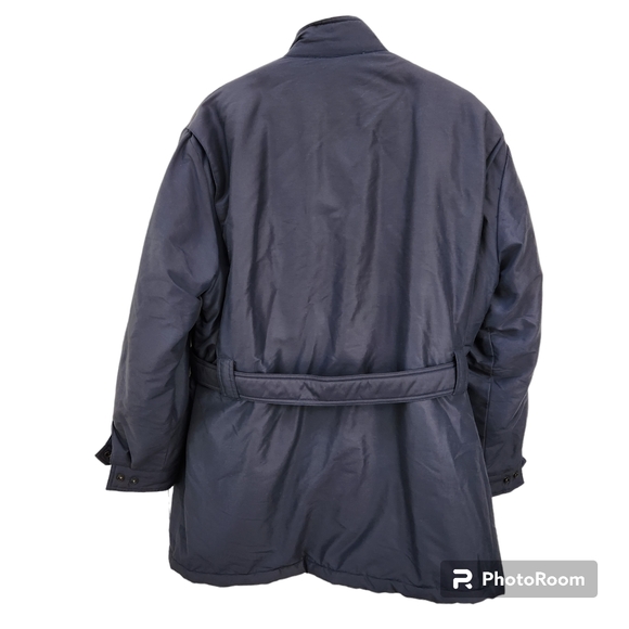 Vintage Christian Dior Monsieur Sport Navy Coat Men's 46R - Picture 2 of 8